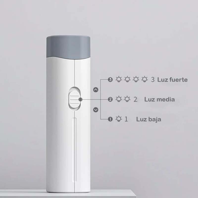 Lampara Recargable Con Power Bank